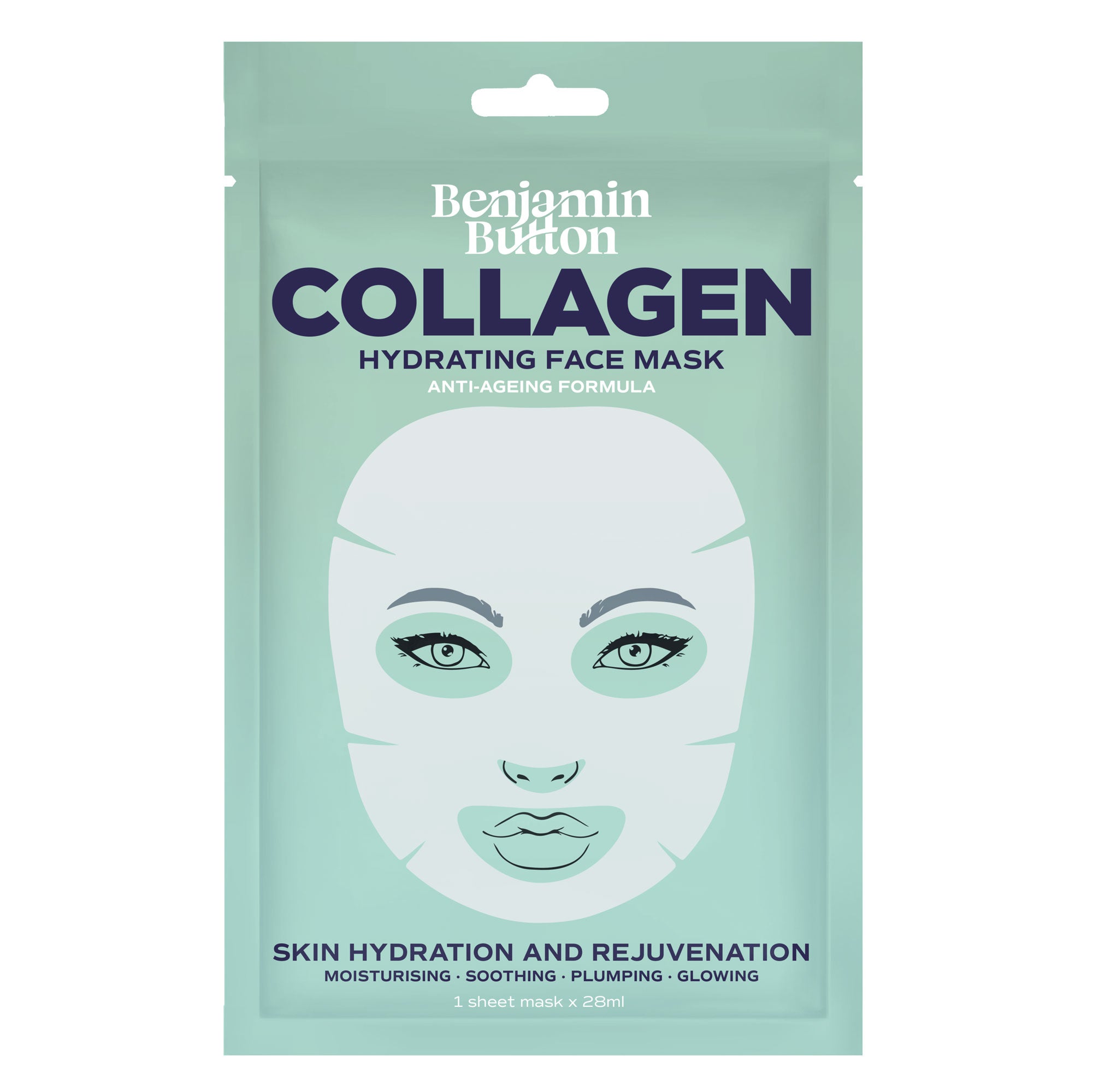 Kollagen Feuchtigkeitsspendende Gesichtsmaske