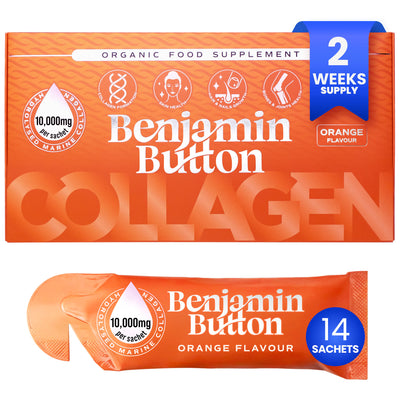 14x Orange 10,000mg Marine Collagen Liquid Sachets